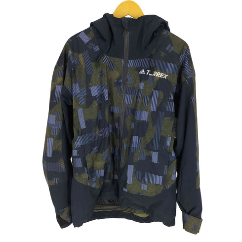 アディダス adidas TERREX Chaqueta Resort Two-Layer Insulated 総柄 マウンテンパーカー メンズ XO