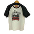 両面プリント S/S ラグランTシャツ メンズ import:L