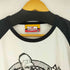 両面プリント S/S ラグランTシャツ メンズ import:L