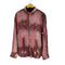 ザラ ZARA ダメージ加工 L/S チェックシャツ メンズ import:XL