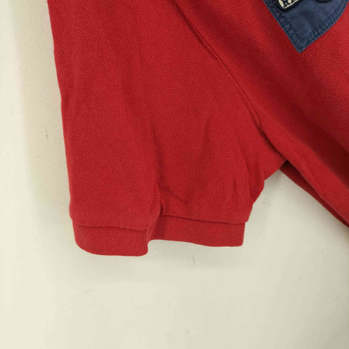 ラグビーラルフローレン Rugby Ralph Lauren フロントワッペン S/S ポロシャツ メンズ import:L