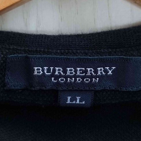 バーバリーロンドン BURBERRY LONDON ロゴ刺繍 鹿の子ポロシャツ メンズ LL