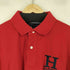 トミーヒルフィガー TOMMY HILFIGER フロントロゴ刺繍 S/S ポロシャツ メンズ import:L