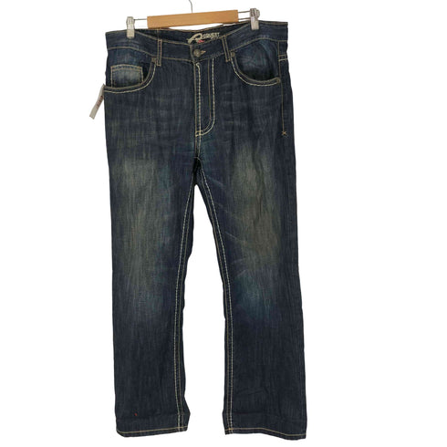 REQUEST JEANS ステッチ加工 デニムパンツ Y2K メンズ 36×32