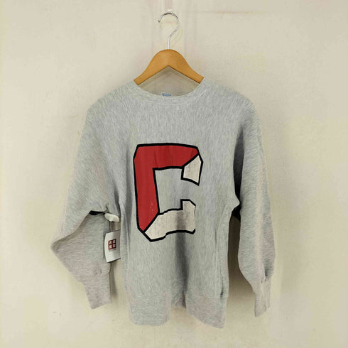チャンピオン Champion 90S USA製 REVERSE WEAVE CORTLAND COLLEGE 両面プリント スウェット トレーナー メンズ import:M