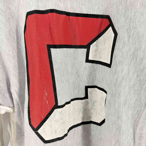 チャンピオン Champion 90S USA製 REVERSE WEAVE CORTLAND COLLEGE 両面プリント スウェット トレーナー メンズ import:M