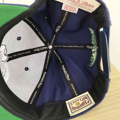 ミッチェルアンドネス mitchell&ness チームロゴ刺繍キャップ メンズ FREE