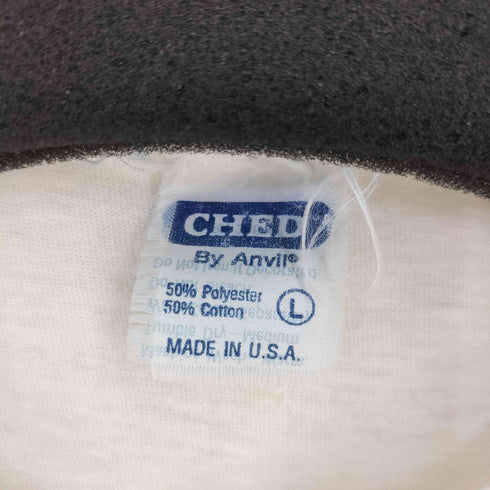 アンビル Anvil 80s CHED MADE IN USA キャラクターデザインTシャツ メンズ import:L