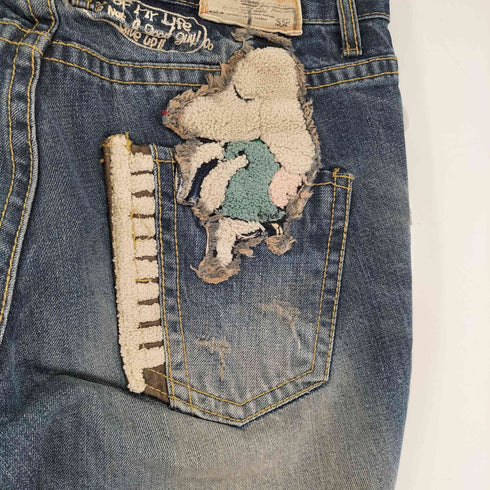ROLITA JEANS 刺繍デザインデニムパンツ メンズ XXL