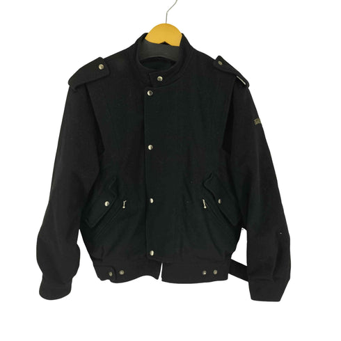 BLACK PIA 90S ウール スタンドジップアップブルゾン メンズ