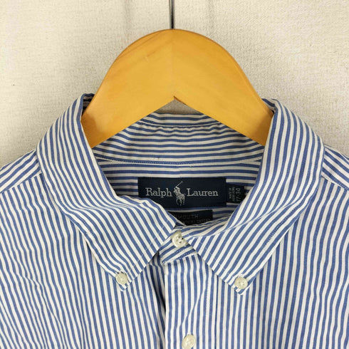 ラルフローレン RALPH LAUREN YARMOUTH ポニー刺繍 ストライプ柄 ボタンダウンシャツ メンズ 17-34