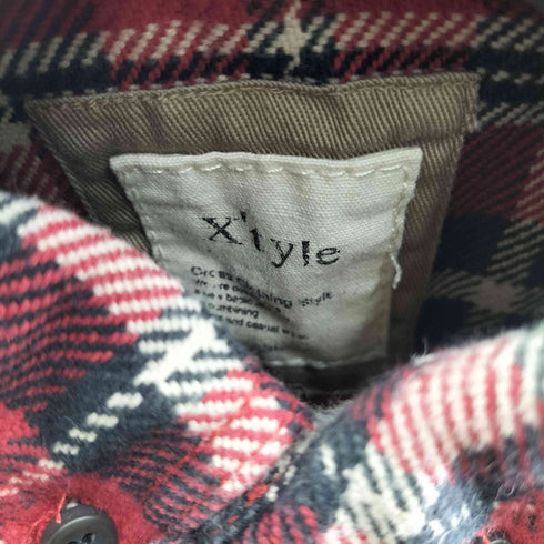 L/S コットンネルシャツ メンズ 3L