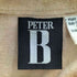 PETER B リブ切替 ベロア スキッパー ポロシャツ メンズ import:L