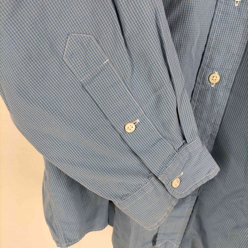 ラルフローレン RALPH LAUREN BLAKE 同色ポニー チェック柄ボタンダウンシャツ メンズ XXL