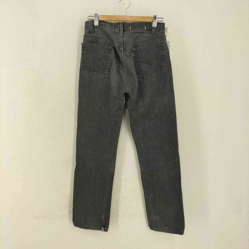 リーバイス Levis 80s MADE IN USA 先染めブラック ボタンフライデニム ボタン裏653 メンズ