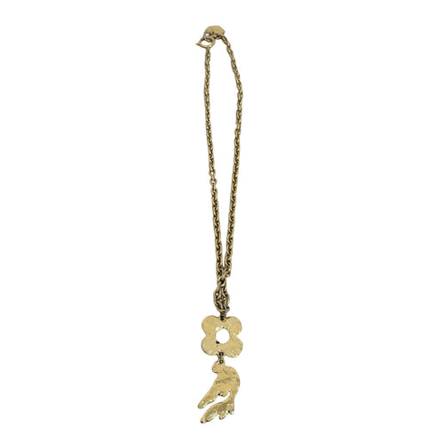 モスキーノ MOSCHINO FLOWER PIGEON NECKLACE レディース