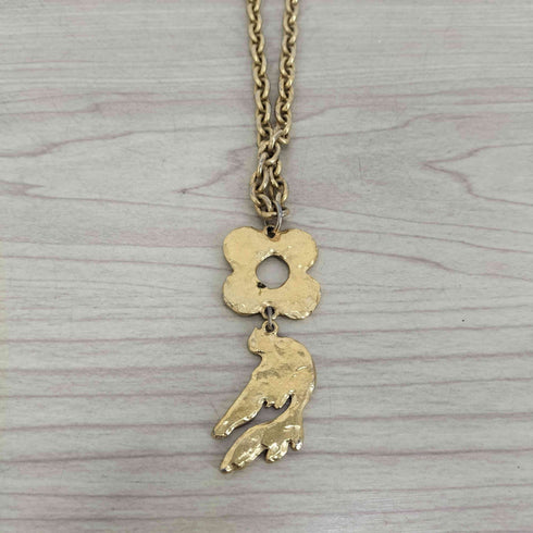 モスキーノ MOSCHINO FLOWER PIGEON NECKLACE レディース