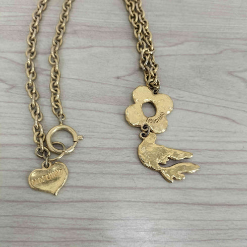 モスキーノ MOSCHINO FLOWER PIGEON NECKLACE レディース