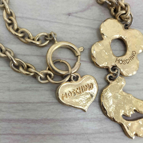 モスキーノ MOSCHINO FLOWER PIGEON NECKLACE レディース