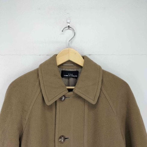 トリココムデギャルソン tricot COMME des GARCONS AD1996 96AW ウールメルトンステンカラーコート レディース