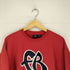フブ FUBU 90-00s フロントロゴ刺繍クルーネックスウェット メンズ JPN:XL