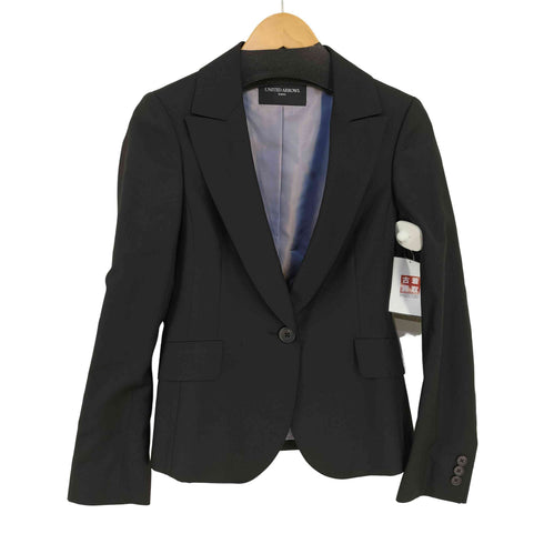 ユナイテッドアローズ UNITED ARROWS ウールシルク1Bテーラードジャケット レディース JPN:38