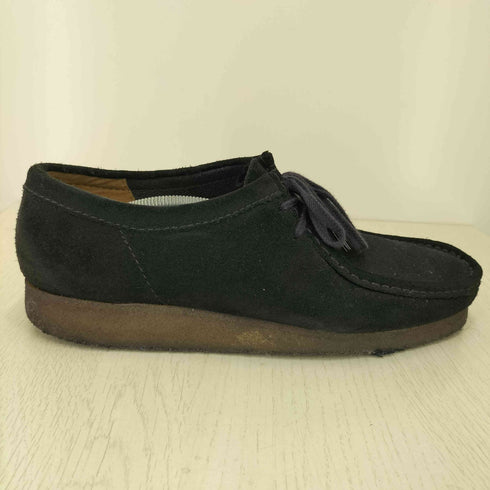 クラークスオリジナルズ Clarks ORIGINALS wallabee low suede black メンズ JPN:27.5