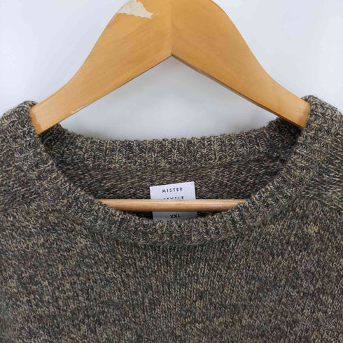 ミスタージェントルマン MR.GENTLEMAN Crew Neck Knit メンズ import:XXL