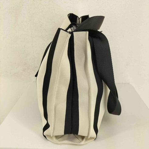 ザラ ZARA ファブリックトートバッグ レディース M
