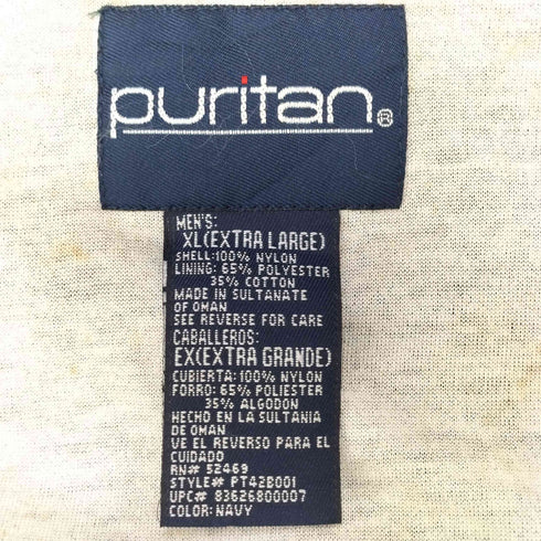 ピューリタン PURITAN 90~00S コーチジャケット ポリコットン メンズ import:XL