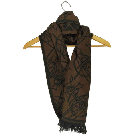ヴィヴィアンウエストウッド Vivienne Westwood オーブ総柄マフラー メンズ