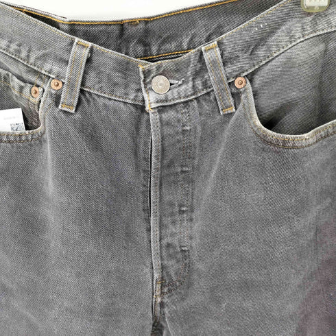 リーバイス Levis 90S USA製 501 ボタン裏553 後染めブラックデニムパンツ サルファブラック メンズ W30 L32