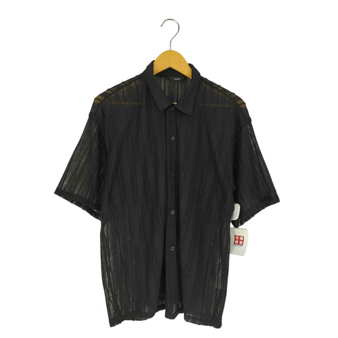 ビームス BEAMS メッシュ オープンカラーシャツ メンズ JPN:S