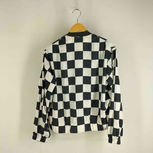 アンユーズド UNUSED 14SS チェッカーフラッグジャケット ノーカラーブルゾン G-1 メンズ JPN:1