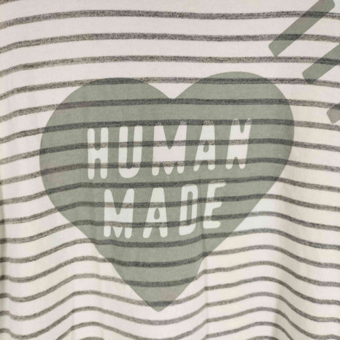 ヒューマンメイド HUMAN MADE BORDER S/S TEE ハートマーク メンズ JPN:XXL