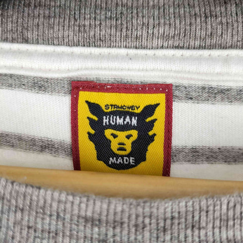 ヒューマンメイド HUMAN MADE BORDER S/S TEE ハートマーク メンズ JPN:XXL