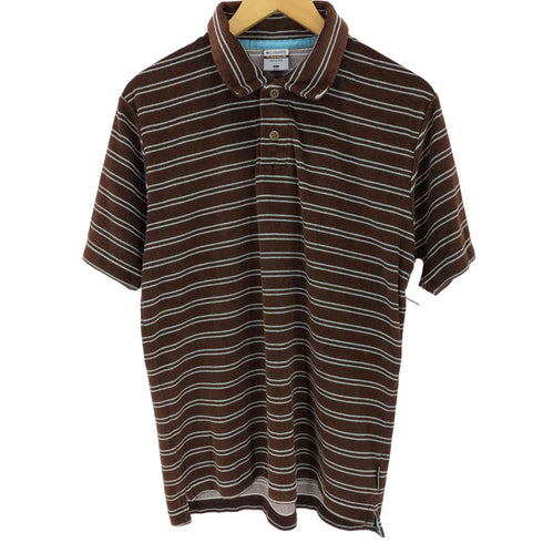コロンビア Columbia パイル地 ボーダーシャツ メンズ JPN:L