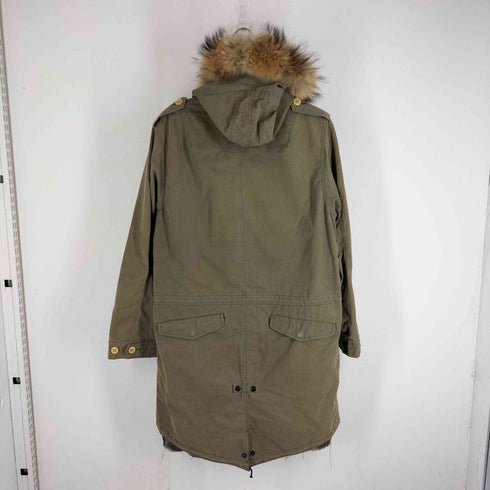 サスクワァッチファブリックス SASQUATCHfabrix. M-51 フィッシュテール ラクーンファー ドッキング ミリタリー モッズコート メンズ JPN:L