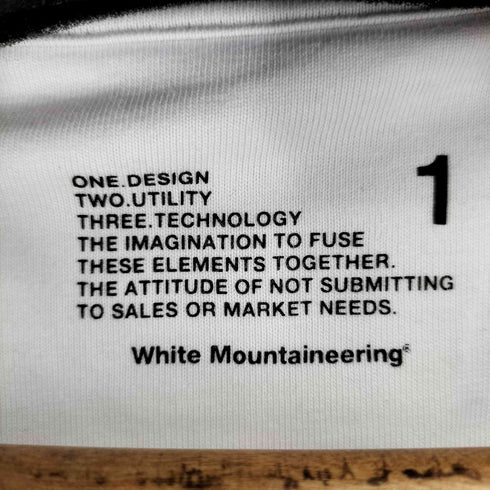 ホワイトマウンテニアリング WHITE MOUNTAINEERING PRINTED T-SHIRT メンズ JPN:1
