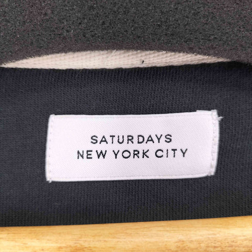 サタデーズニューヨークシティ Saturdays NYC フロントプリント クルーネックスウェット メンズ