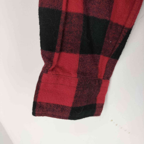 ソフネット SOPHNET. ダメージ加工 L/S チェックネルシャツ メンズ JPN:M