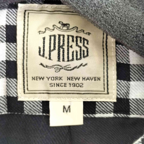 ジェイプレス J.PRESS L/S ブロックチェックシャツ メンズ import:M