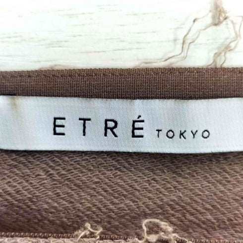 エトレトウキョウ ETRE TOKYO メッセージプリント クロップド スウェット レディース FREE