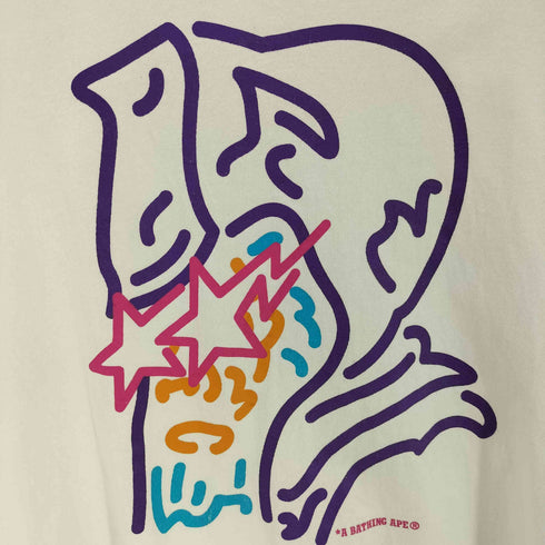 アベイシングエイプ BAPE by A BATHING APE Neon Sign General Tee メンズ JPN:L
