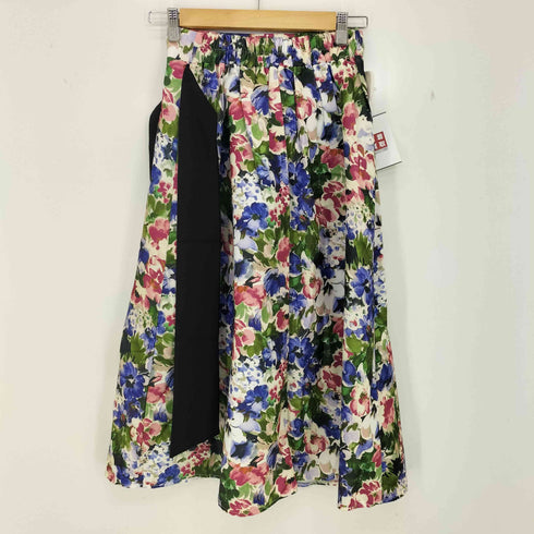トッコクローゼット tocco closet りぼん付フラワープリントラップフレアスカート レディース JPN:M