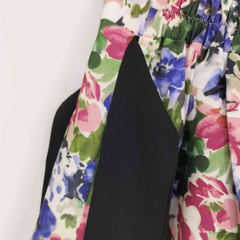 トッコクローゼット tocco closet りぼん付フラワープリントラップフレアスカート レディース JPN:M