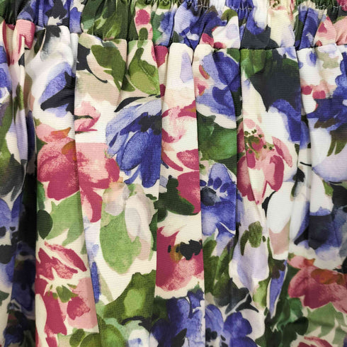 トッコクローゼット tocco closet りぼん付フラワープリントラップフレアスカート レディース JPN:M