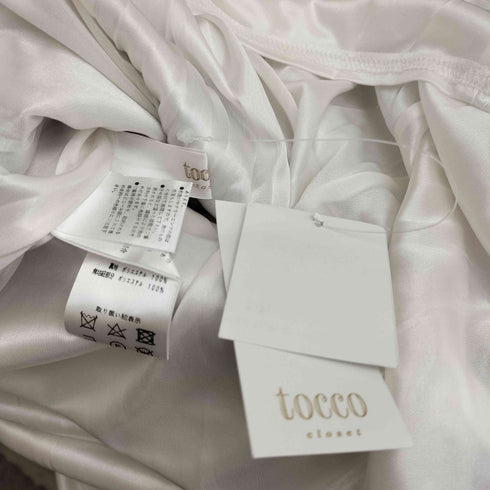 トッコクローゼット tocco closet りぼん付フラワープリントラップフレアスカート レディース JPN:M