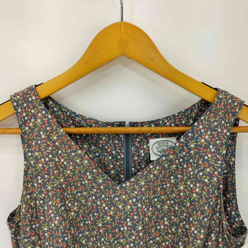 ローラアシュレイ LAURA ASHLEY 花柄 ノースリーブワンピース レディース JPN:9号