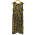 ドットアンドストライプスチャイルドウーマン Dot&Stripes CHILD WOMAN 20SS R/麻 ひまわりプリント ノースリワンピース レディース FREE